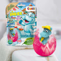 CRAZE INKEE Surprise Bath Bomb Watermelon Scent with Collectible Hippo Figure