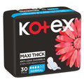 Kotex Maxi Normal Feminine Pads With Wings, Thick Absorbent Core, Soft Top Cover