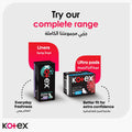 Kotex Maxi Normal Feminine Pads With Wings, Thick Absorbent Core, Soft Top Cover