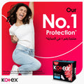 Kotex Maxi Normal Feminine Pads With Wings, Thick Absorbent Core, Soft Top Cover