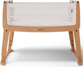 Snuzpod Studio Bedside Crib Stockholm Natural Panoramic Mesh