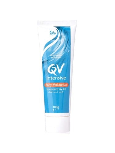 QV Body Moisturising Cream Concentrated Formula for Very Dry and Sensitive Skin, 100g