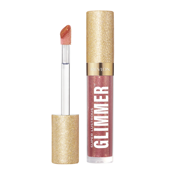 Revlon Super Lustrous Glimmer Lip Gloss Shiny Finish Glazed Almond 05