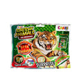 Craze Stretchy Animals Big Predators, Stretchy Rubber Collectible Toys, 12-Piece Display