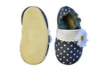 Rose et Chocolat ClassicZ Indoor Slippers Soft Leather Suede Sole Polka Dot Daisy