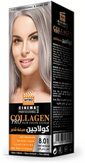 Nitro Cinema Collagen Hair Dye Cream Light Ash Blonde 8.01, 100ml