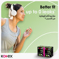 Kotex Natural Ultra Thin Large Sanitary Pads with Wings, Cotton-Soft, 16 Pieces