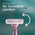 Venus Simply 2 Disposable Women's Razors, 2 Blades, Moisture Rich Strip, 5 Pieces