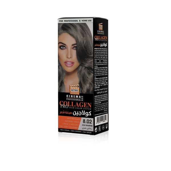 Nitro Cinema Collagen Pro Hair Colour Cream Navy Gray