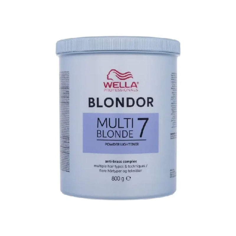 Wella Blondor Multi Blonde 7 Hair Lightening Powder, Gradual Lightening, 800g