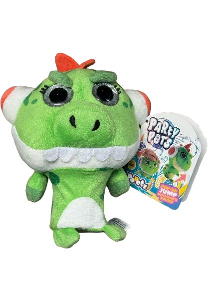 Party Pets Popetz Jumping Tiger Plush Toy with Sound