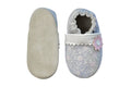 Rose et Chocolat ClassicZ Leather Indoor Slippers Paisley Grey Pink Girls 0-6m