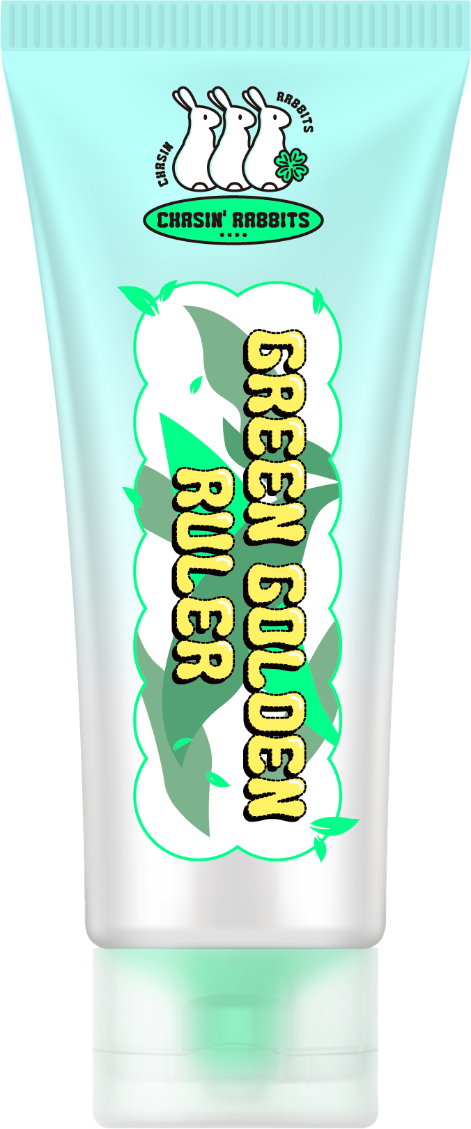 Chasin Rabbits Green Golden Ruler Cream Matcha Water Yogurt Texture 100ml