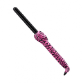 Josie Eber 19mm Curling Iron Tourmaline Ceramic Barrel Ionic Technology Zebra Pink NF1