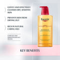 Eucerin pH5 Shower Oil Cleanser Natural Caring Oil Dexpanthenol 400ml