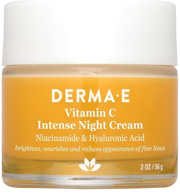 Derma E Vitamin C Intense Night Cream with Hyaluronic Acid and Rooibos