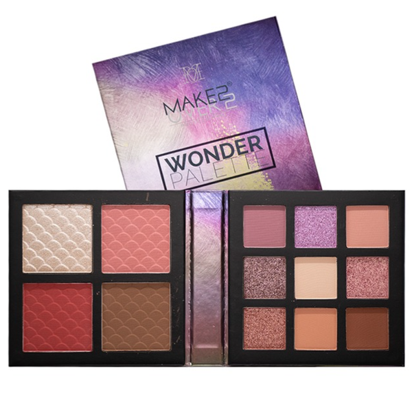 Makeover22 Wonder Face and Eye Palette 02 Natural Finish with Included Brush