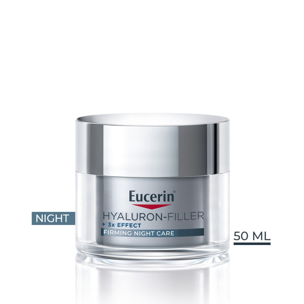 Eucerin Hyaluron Filler Night Cream with Hyaluronic Acid, Glycine Saponin and Enoxolone