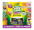 Crayola Silly Scents Smash Ups Mini Art Case Scented Markers Twistable Crayons 20 Coloring Pages