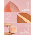 SHEGLAM Insta-Ready Powder Sponge Peach-Shaped Non-Latex Makeup Applicator