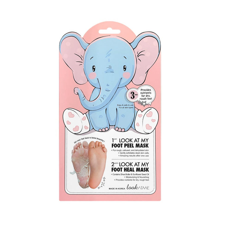 Look At Me Foot Mask Set Peel and Relax Masks Botanical Extracts