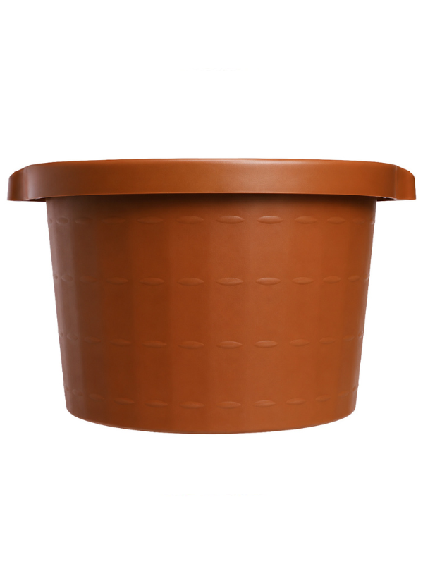 Unbranded Plastic Foot Massage Basin Brown Warm Water Foot Soak Tub