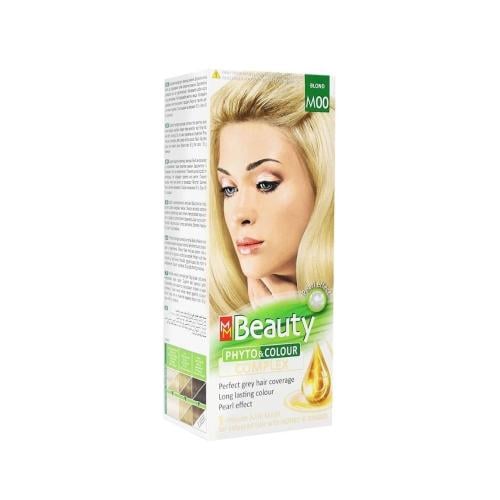 MM Beauty Complex Permanent Hair Dye Blonde M00 with Hair Mask