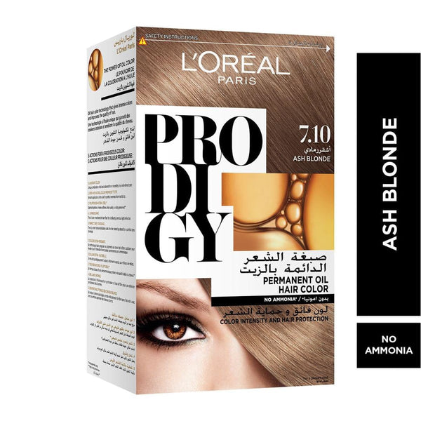 L'Oreal Paris Prodigy Hair Color No Ammonia Micro-Oil Technology 7.10 Ash Blonde