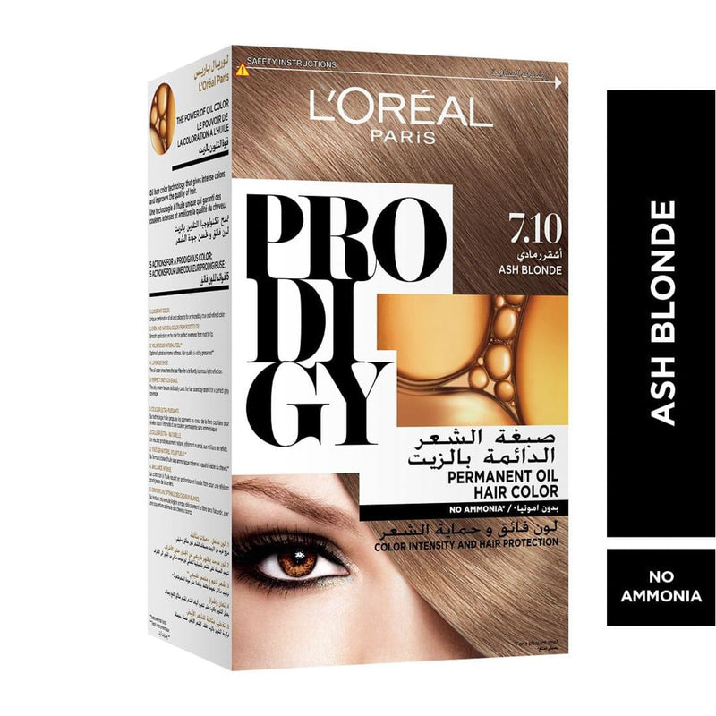 L'Oreal Paris Prodigy Hair Color No Ammonia Micro-Oil Technology 7.10 Ash Blonde