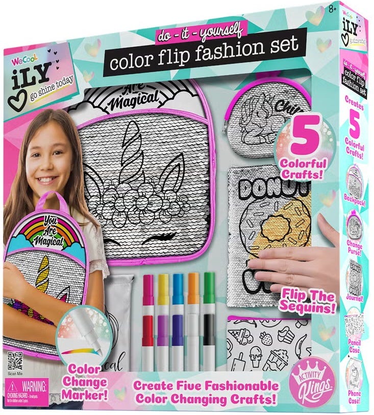 WECOOL Ily DIY 5-in-1 Color Flip Fashion Set