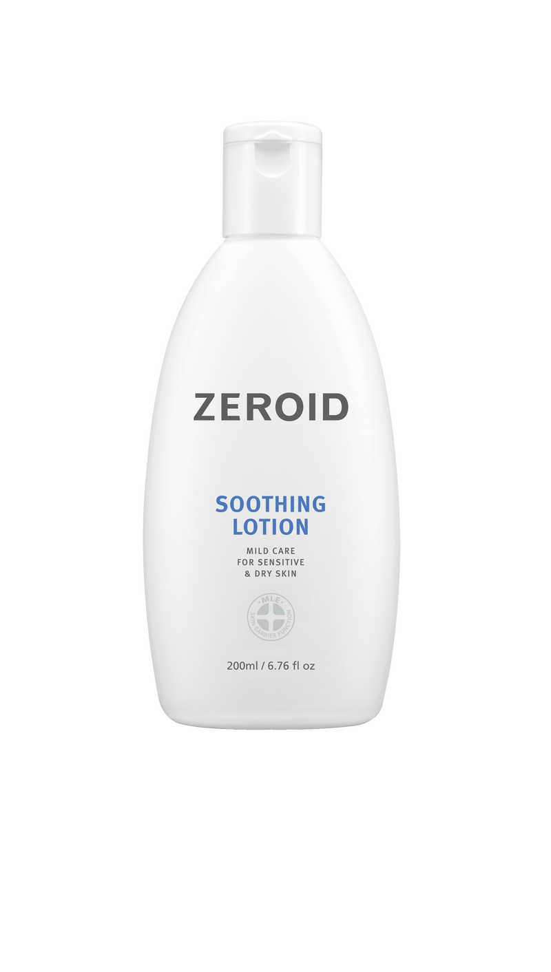 ZEROID Soothing Lotion MLE Barrier Care Fragrance-Free 200ml