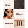 SHEGLAM Boss Brow Pomade Creamy Waterproof Dark Brown with Tapered Brush