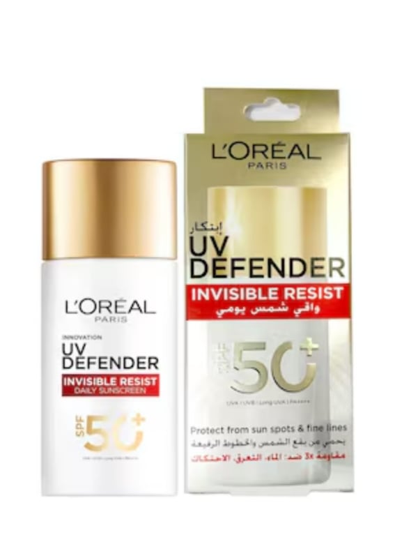 L'Oreal Paris UV Defender Invisible Sun Oil SPF 50+ Fluid Sunscreen 50ml