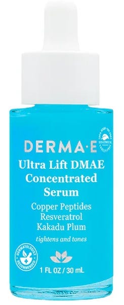 Derma E Ultra Lift DMAE Concentrated Serum, Lightweight Firming and Hydrating Facial Serum