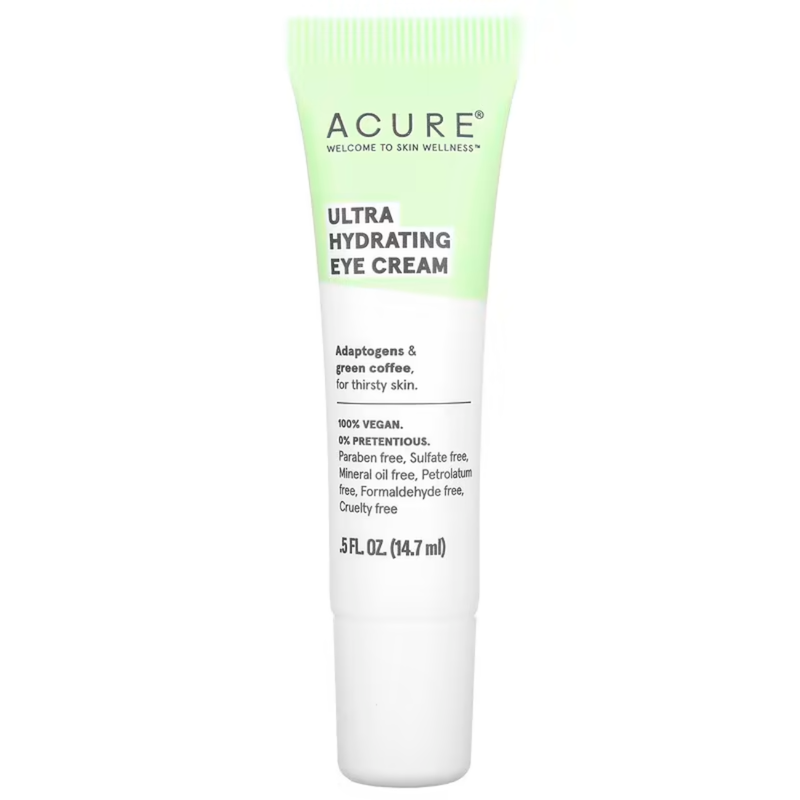 Acure Moisturizing Eye Cream Adaptogenic Ashwagandha Green Coffee Oil