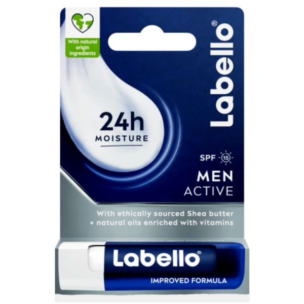 Labello Men Active Lip Care Balm Hydrating Protective Lip Balm