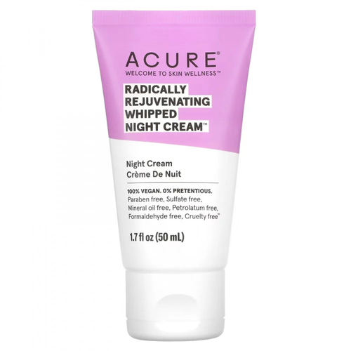 Acure Night Cream Lightweight Whipped Multi-Peptide Vitamin C 50 ml