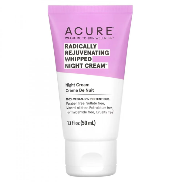 Acure Night Cream Lightweight Whipped Multi-Peptide Vitamin C 50 ml