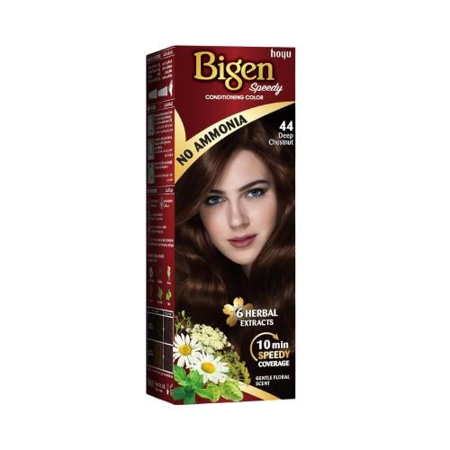 Bigen Ammonia-Free Hair Dye Dark Chestnut 44 Natural Color 80g