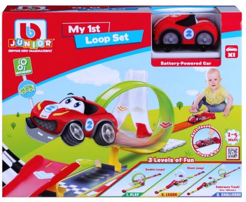 Bbjunior My First Loop Set Toddler Race Track Toy
