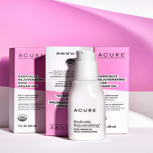 Acure Pink Argan Oil Rose Geranium Vitamin E 30 ml
