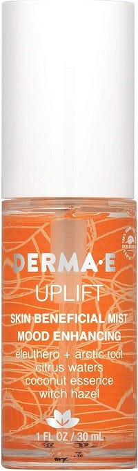 Derma E Mood Enhancing Skin Beneficial Mist Uplift Liquid Facial and Body Mist 30 ml