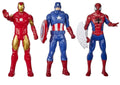 Marvel 6-Inch Basic Action Figures 3-Pack, Articulated Superhero Figures with Accessories