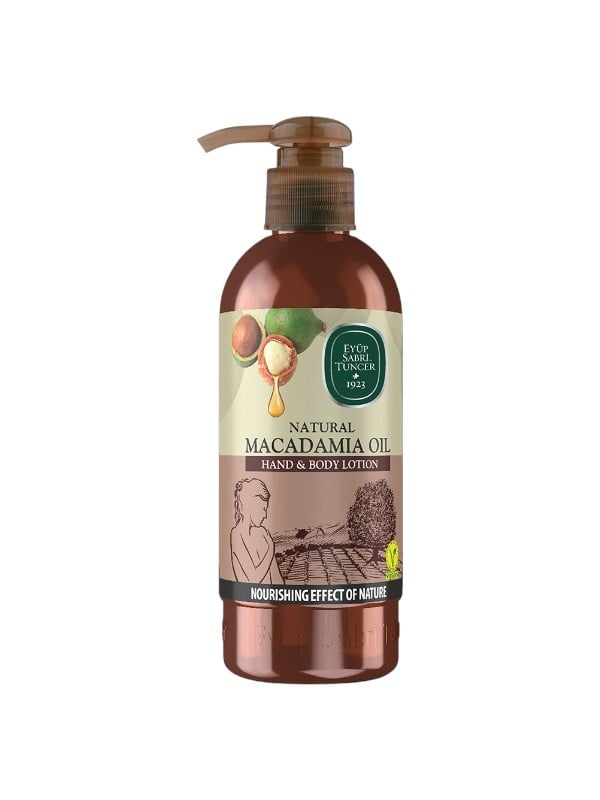 Eyup Sabri Tuncer Macadamia Oil Moisturizing Hand and Body Lotion Omega-7 Vanilla White Flowers 250ml