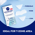 Nivea Face Skin Refining Clear-Up Strips for Blackheads, Nose and Face, 6 Pieces