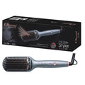 Okema OK-716 2-in-1 Ceramic Hair Brush Straightener with Ionic Technology, Adjustable Heat, 220-240V