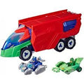 PJ Masks Launching Seeker 2-in-1 Vehicle Launcher Playset with 2 Cars, 2 Figures and 6 Accessories