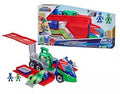 PJ Masks Launching Seeker 2-in-1 Vehicle Launcher Playset with 2 Cars, 2 Figures and 6 Accessories