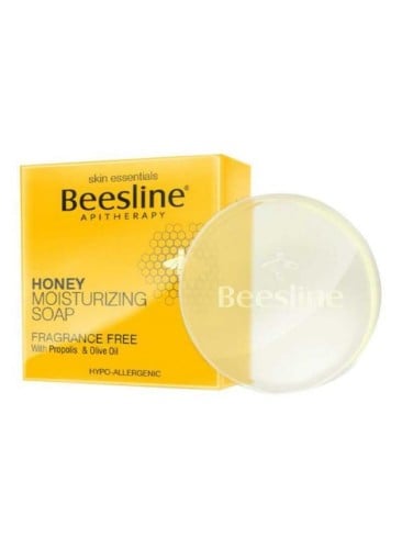 Beesline Moisturizing Soap Bar Honey Propolis Olive Oil Fragrance-Free 60 g