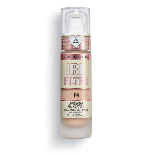 Revolution AR Filter Longwear Foundation Natural Finish Full Coverage F4